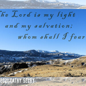 The Lord Is My Lights 5 x 7 Card